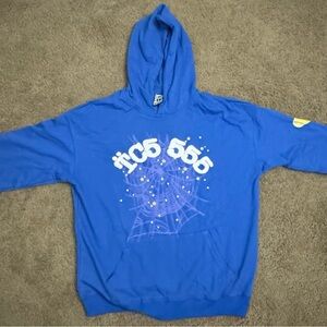 Blue Graphic Hoodie